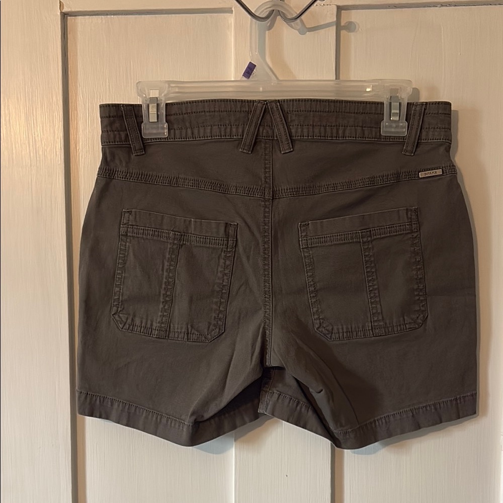 Prana Women's Gray/Brown Casual Shorts - Picture 2 of 2